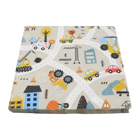 Construction Lunch Napkins, 20ct. by Celebrate It™